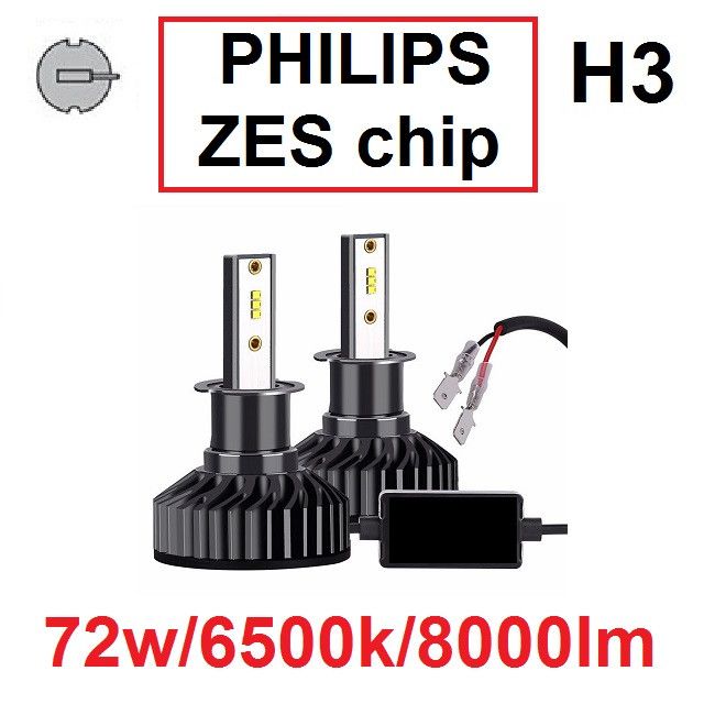 H3 SET PHI ZES chip 8000LM - SREDNJE-DUGO-MAGLENKU Beograd Zemun